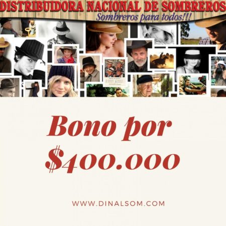 Bono regalo x $400.000